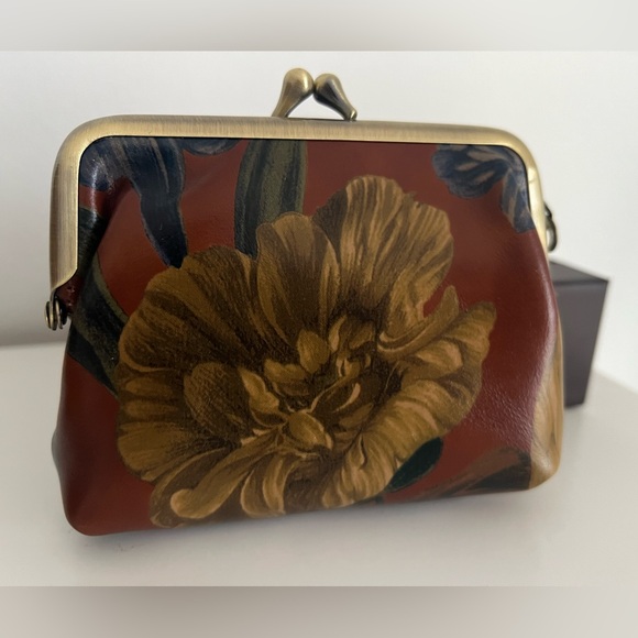 NWT Patricia Nash Key Fob Frame Pouch Kiss Lock Coin Purse - Picture 2 of 15